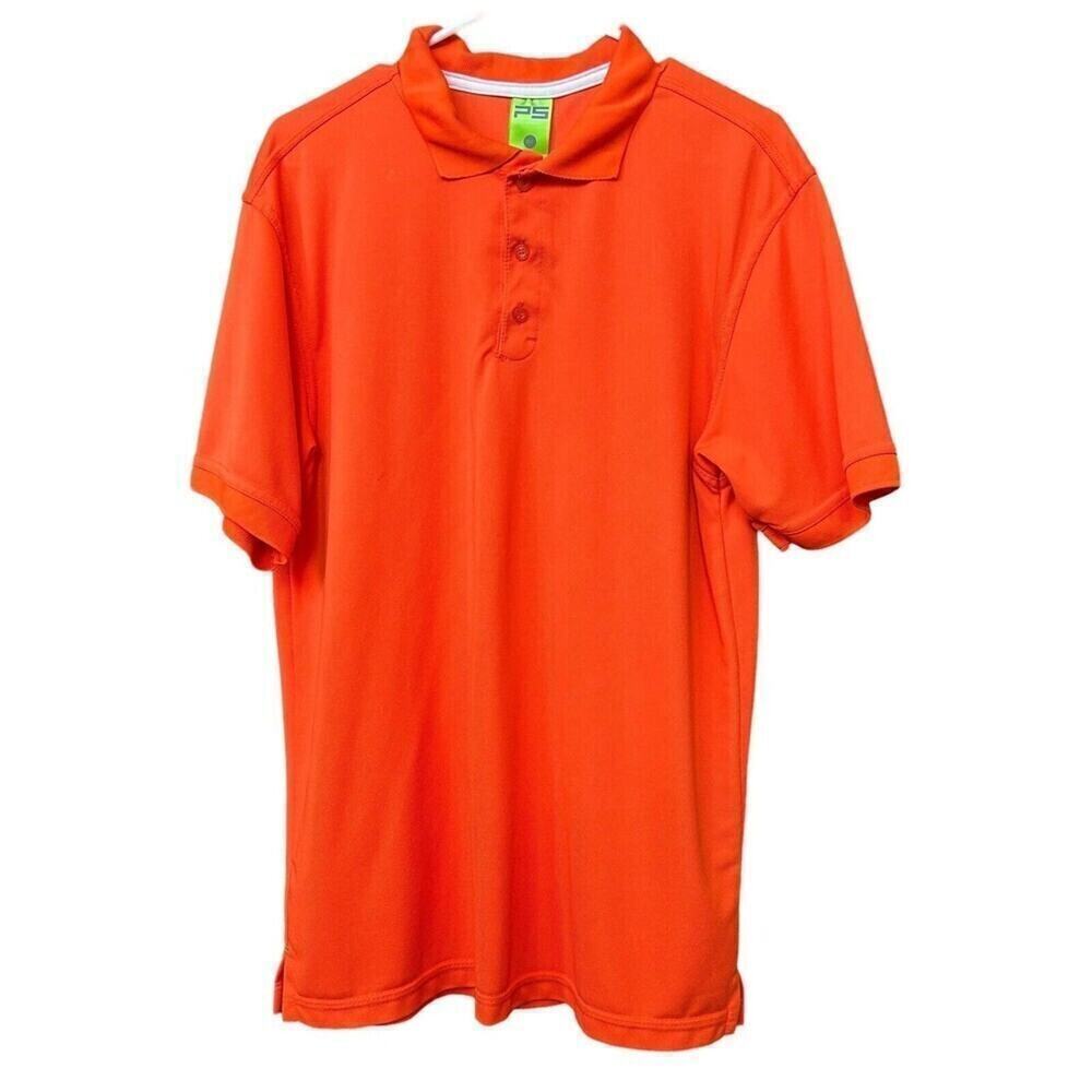 Playerytees Sport PS Men's Shirt Short Sleeve, Clemson Orange Sz. L #A1186